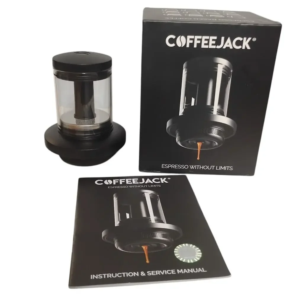 Coffee Jack Portable Espresso Maker CoffeeJack Travel Camping New Open Box